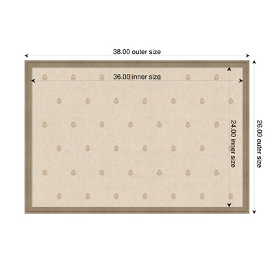 Pinboard Beige Botanical Block Print