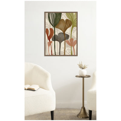 Earthen Botanicals l by Nikita Jariwala Framed Canvas Wall Art Print