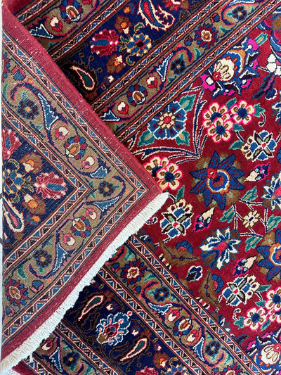 Persian Mashhad I Fine Allover Rug Wool 7 x 10 by Rugistan - product image 15 for Resin Society