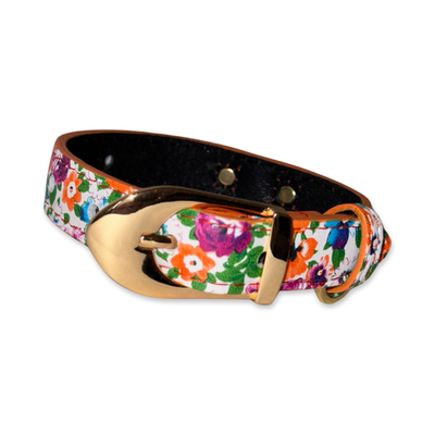 Poppy & Pansy Italian Leather XS Collar
