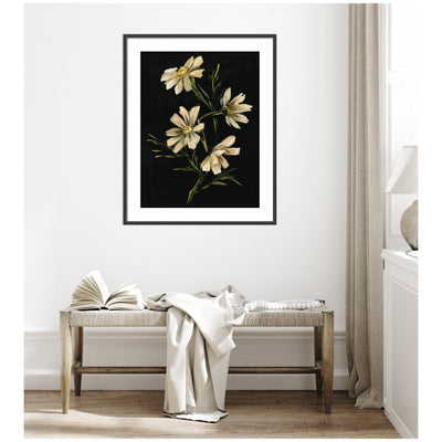 Framed Art Moody Floral 4 by Annie Quigley