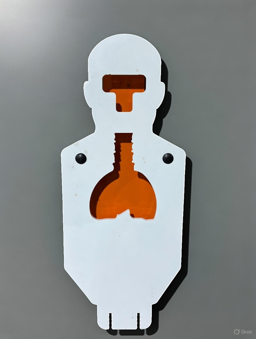 Harmonic Human Target ONLY by Shooting Targets USA LLC - main product image for Resin Society