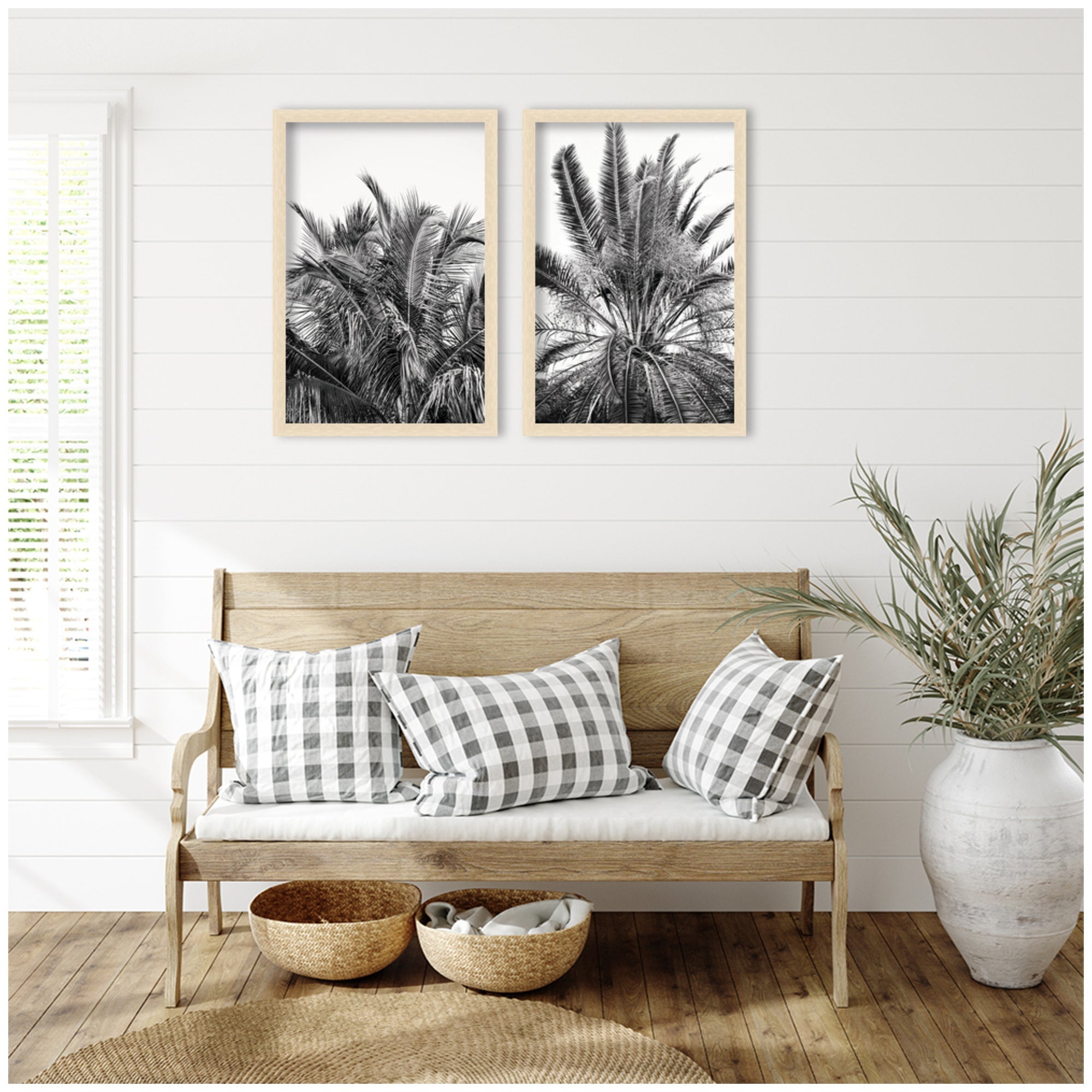 Palm No.
13 & 15 2 Piece Framed Wall Art Print Set by Alicia Bock