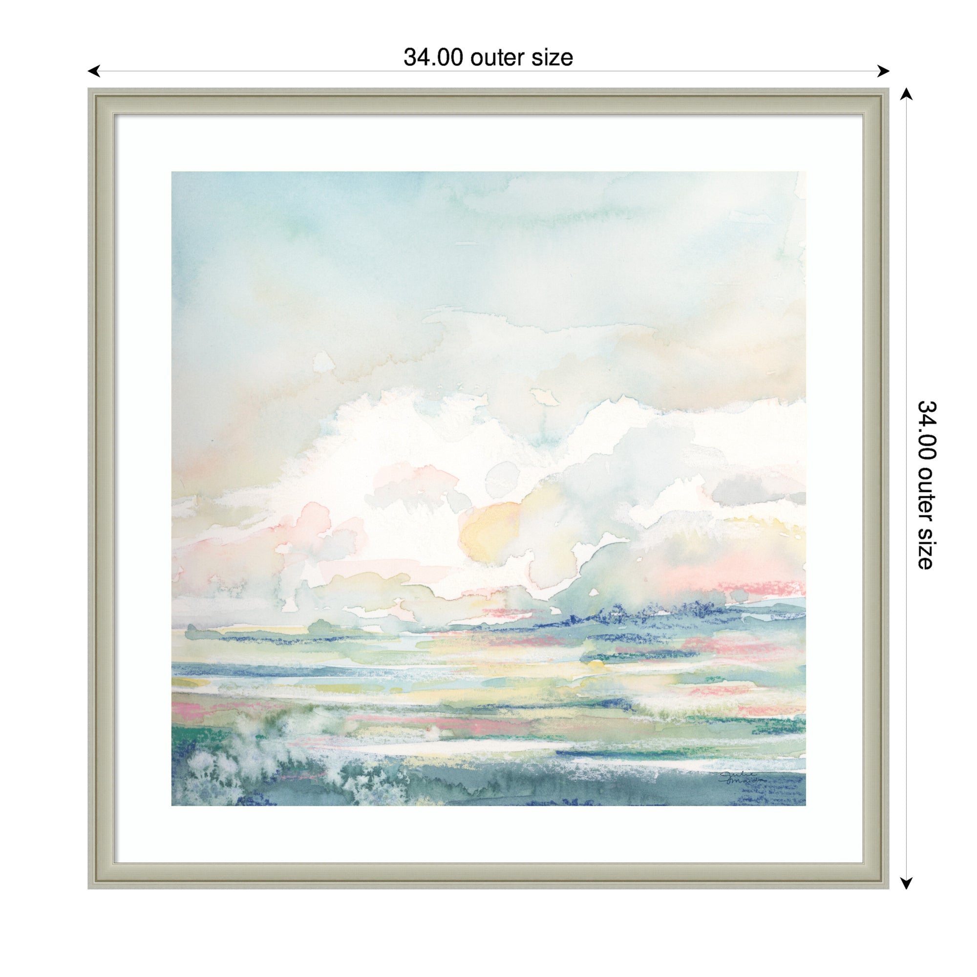 Framed Art Stillness by Julie Maida
