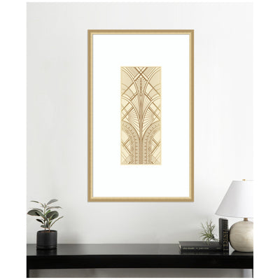 Retro Art Deco Glam Abstract by The Creative Bunch Studio Framed Wall Art Print