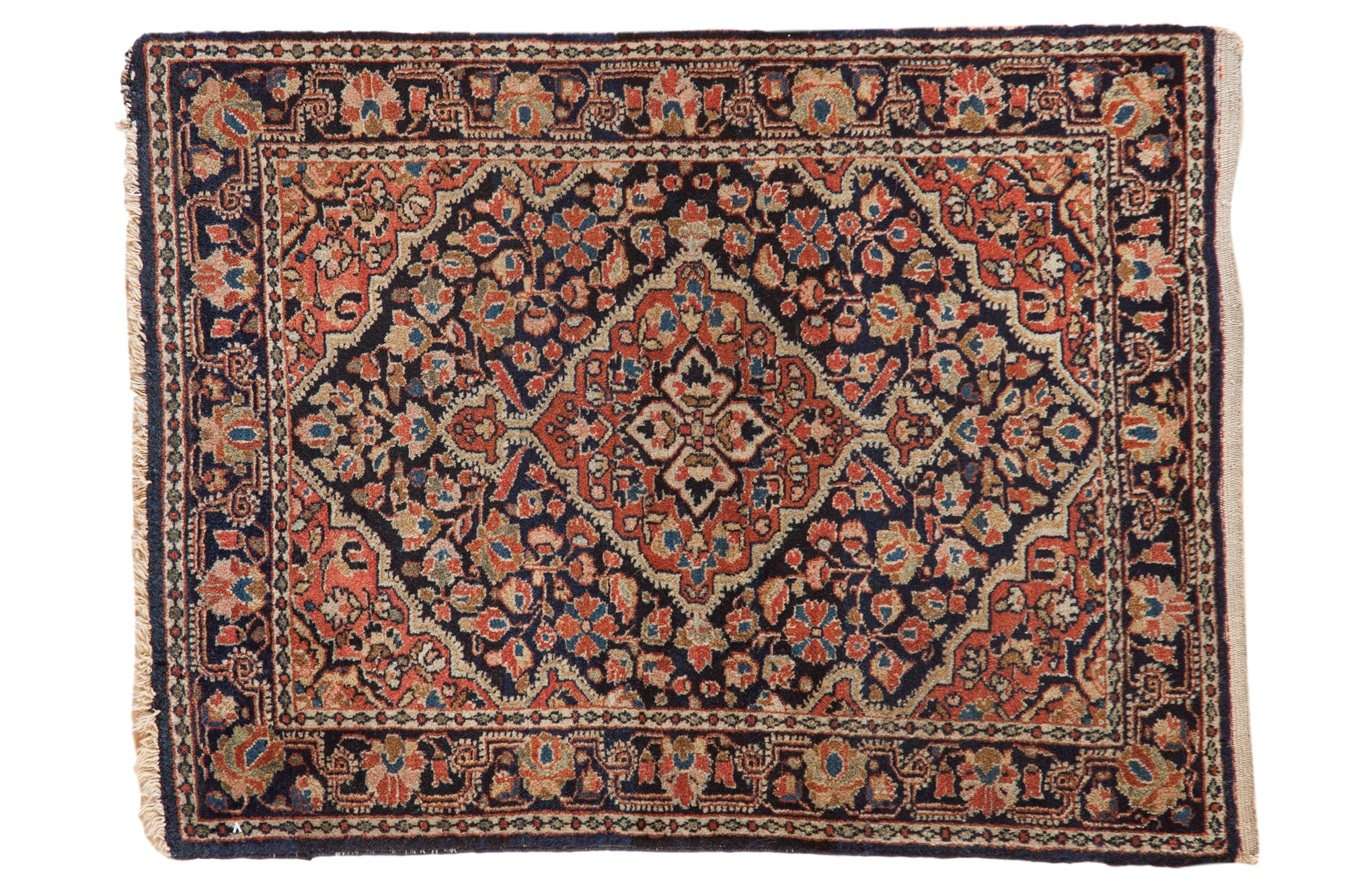 2x3 Vintage Fine Sarouk Rug Mat by Old New House® - main product image for Resin Society