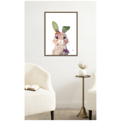 Bunny by Madeline Jeppesen Framed Canvas Wall Art Print