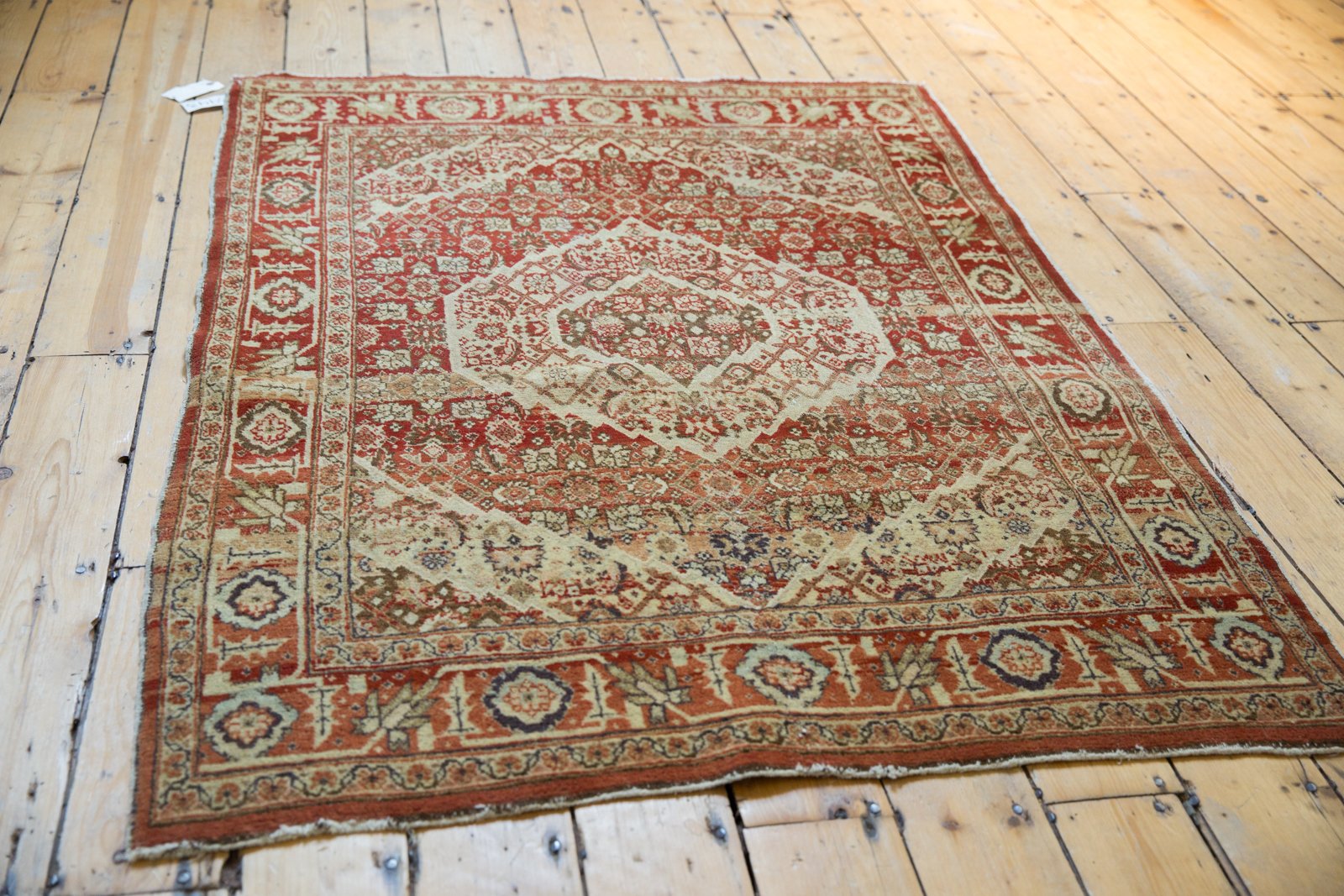 4x5.5 Vintage Tabriz Rug by Old New House® - product image 3 for Resin Society