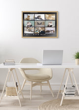 Blake Video Chat Cats Framed Printed Glass by The Creative Bunch Studio by kateandlaurel - product image 7 for Resin Society
