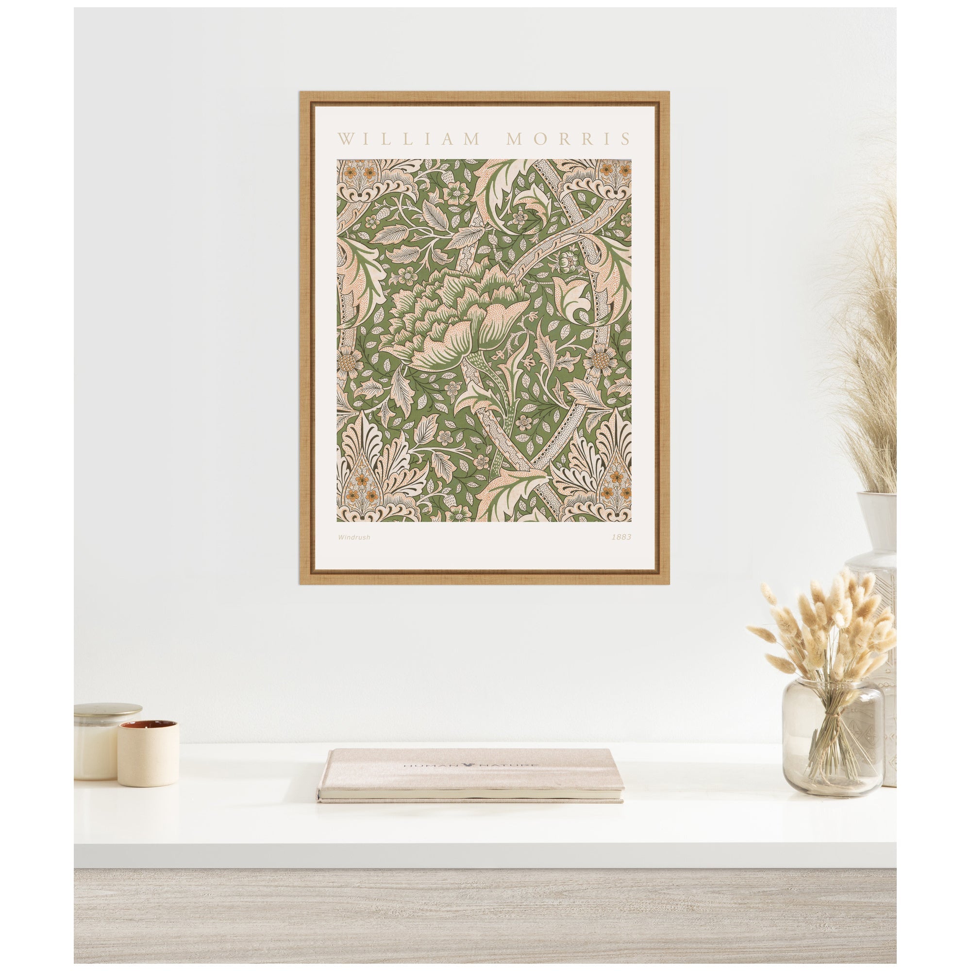Sylvie Poster William Morris Windrush 1883 Framed Canvas by The Art Institute of Chicago