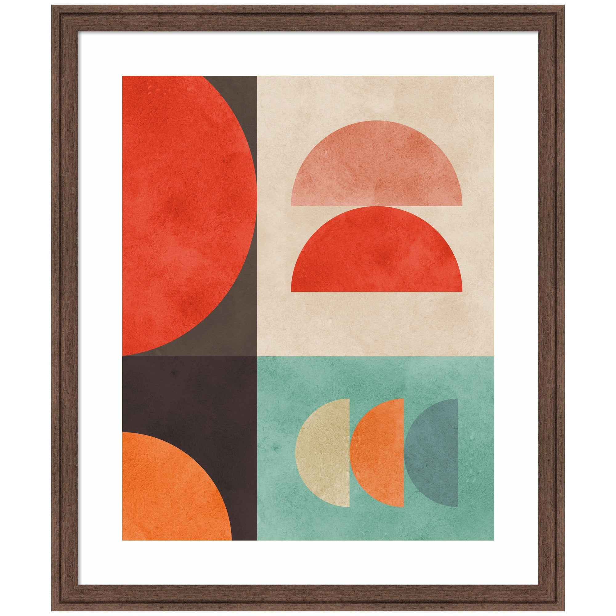 Circles in Harmony No.
11 by Vitor Costa Framed Wall Art Print