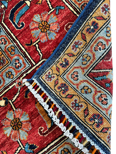 Hand-Knotted Afghani Bidjar Wool Rug – 9’x12’ – Intricate Geometric & by Rugistan - product image 13 for Resin Society