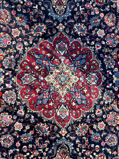 Persian Mashhad Hand Knotted Wool Area Rug 9’9” x 13’3” by Rugistan - product image 14 for Resin Society