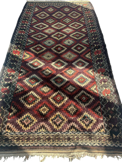 Antique 1900’s Tribal Baluch Wool Rug 4’5” x 8’6” by Rugistan - product image 4 for Resin Society