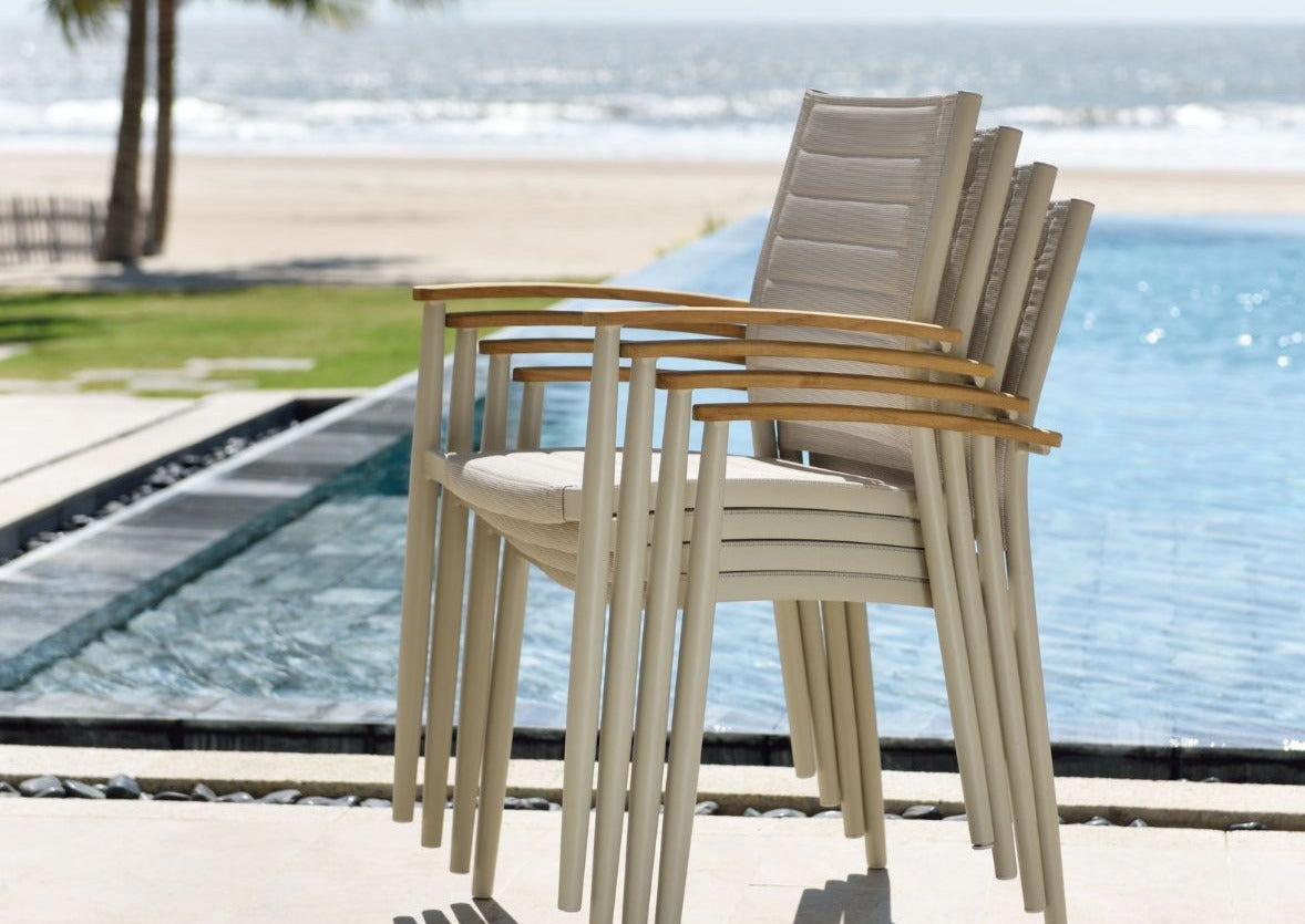 Portals Light Lite 2pc Stacking Armchair by LifestyleGarden US - main product image for Resin Society