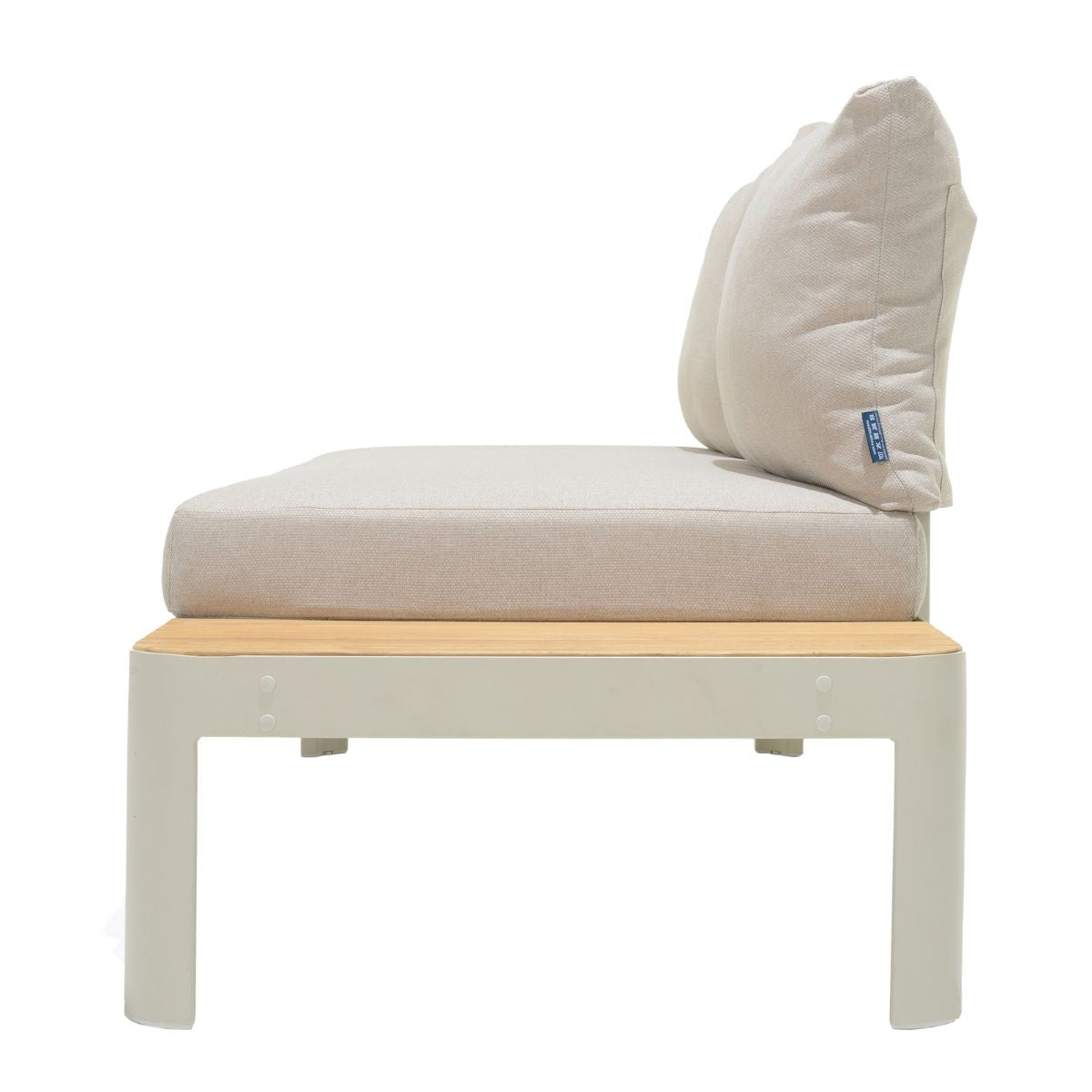Portals Teak and Aluminum Modular Sofa 3pc Set by LifestyleGarden US - product image 10 for Resin Society