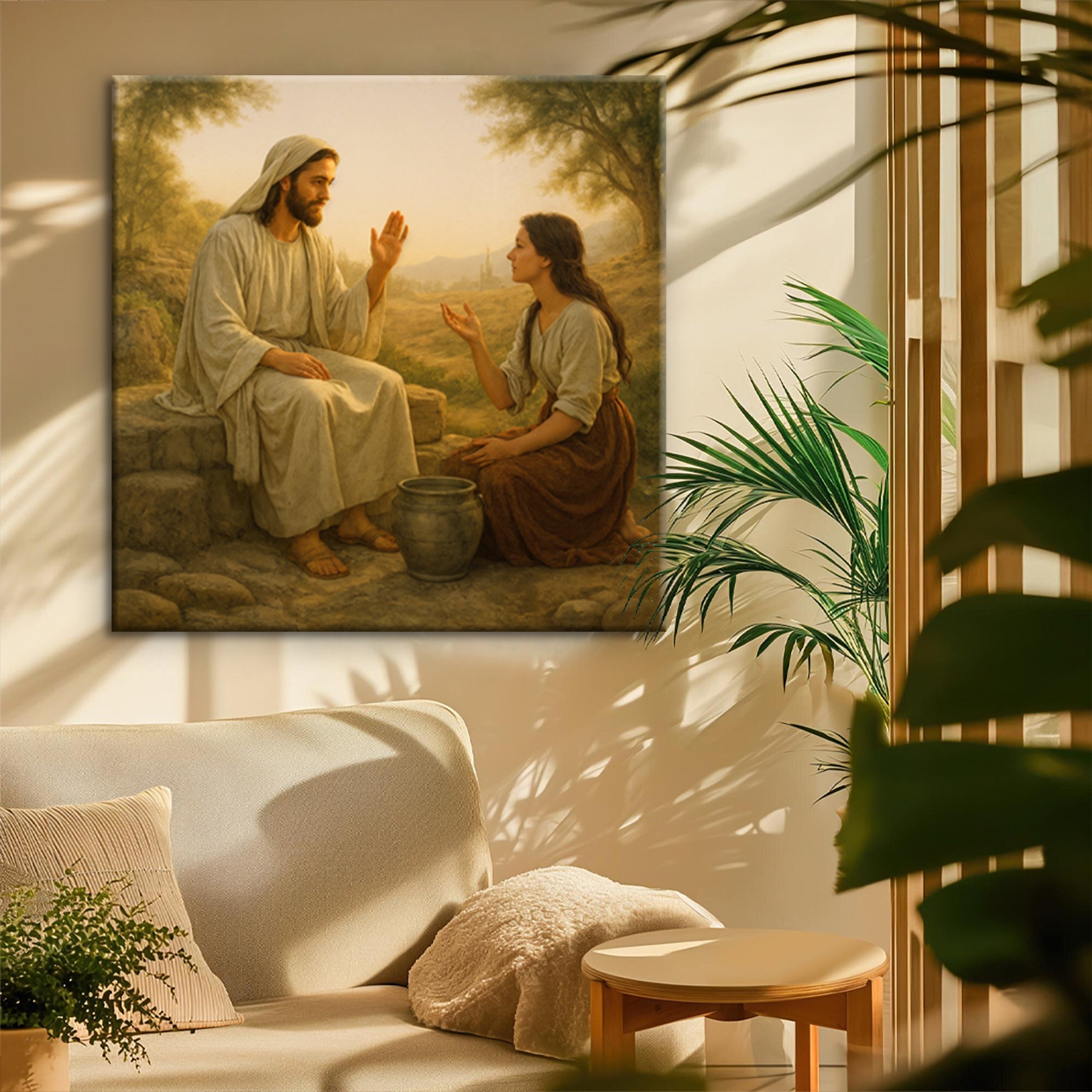 Samaritan at the Well Faith Wall Art II by Tailored Canvases - product image 5 for Resin Society