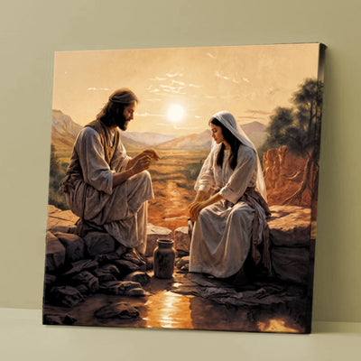 Samaritan at the Well Faith Wall Art III by Tailored Canvases - product image 5 for Resin Society