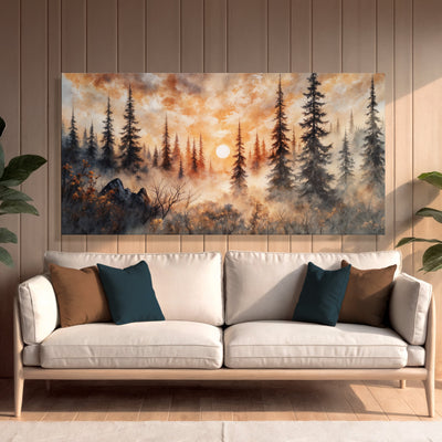 Rustic Forest Sunset Wall Art by Tailored Canvases - product image 5 for Resin Society
