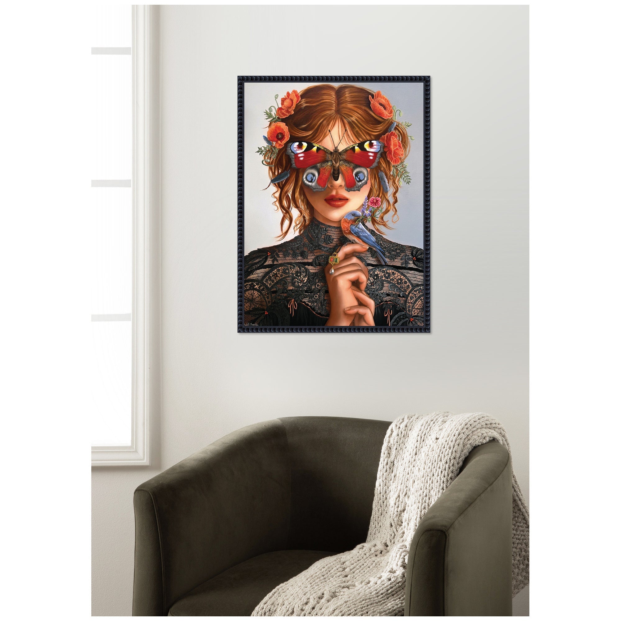 Dreamer by Charlotte Brindley Framed Canvas Wall Art Print