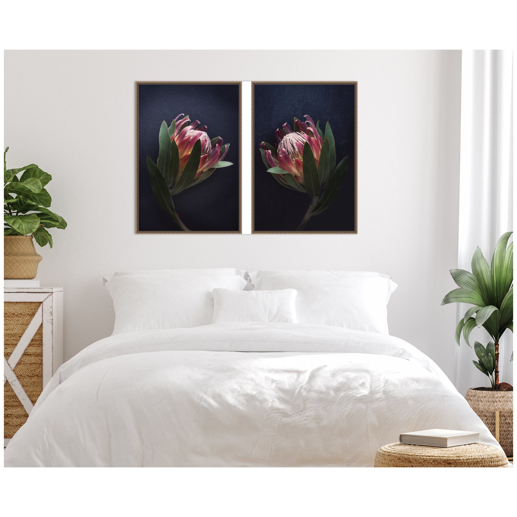 Moody ProteaNo.
1 & No.
2 2 Piece Framed Canvas Wall Art Set by Emiko and Mark Franzen F2 Images