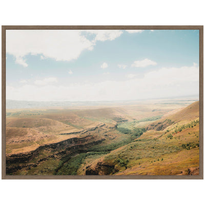 Sylvie Rolling Hills and Open Pastures Framed Canvas by Alicia Abla