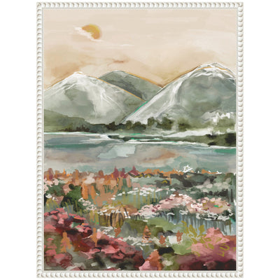Sylvie Neutral Landscape 03 Framed Canvas by Annie Quigley