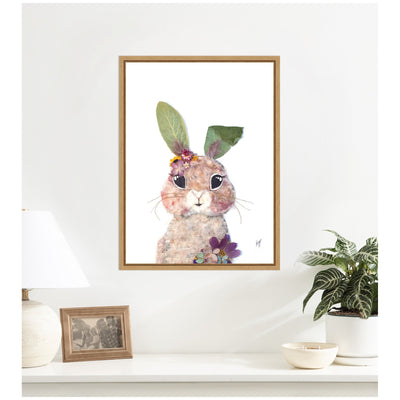 Bunny by Madeline Jeppesen Framed Canvas Wall Art Print