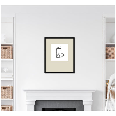 Breakfast Club No.
2 by Gabrielly Guedes Framed Wall Art Print