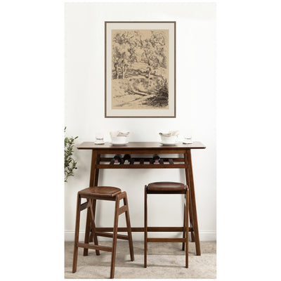 Near Brantome 1928 Roger Fry by Nostalgia Prints Framed Canvas Wall Art Print