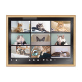 Blake Video Chat Cats Framed Printed Glass by The Creative Bunch Studio by kateandlaurel - product image 2 for Resin Society