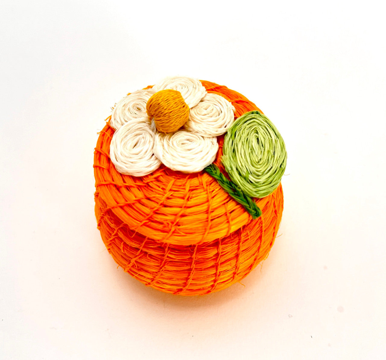 Yellow Daisy Tiny Basket by Mbare Ltd - main product image for Resin Society