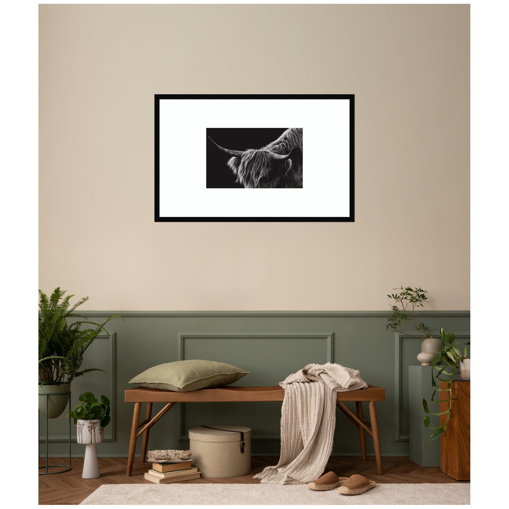 Scottish Highland No.
6 by Crystal Lynn Collins Framed Wall Art Print