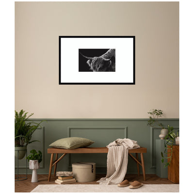 Scottish Highland No.
6 by Crystal Lynn Collins Framed Wall Art Print