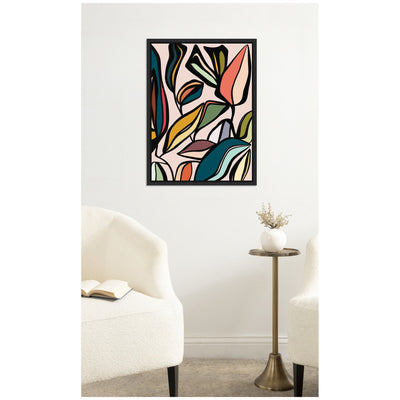 Fanciful Ficus Expansion by Alicia Bock Framed Canvas Wall Art Print
