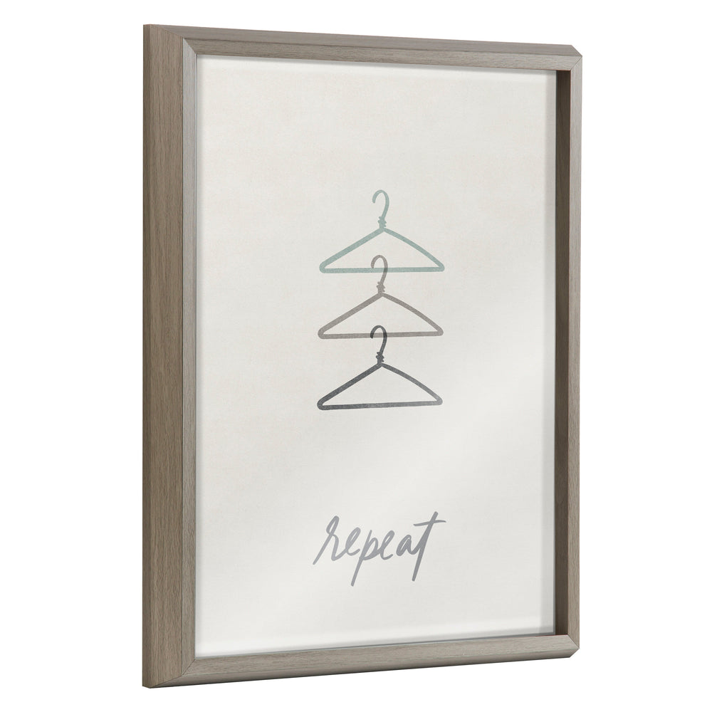 Blake Repeat Framed Printed Glass by Elizabeth Silver by kateandlaurel - main product image for Resin Society