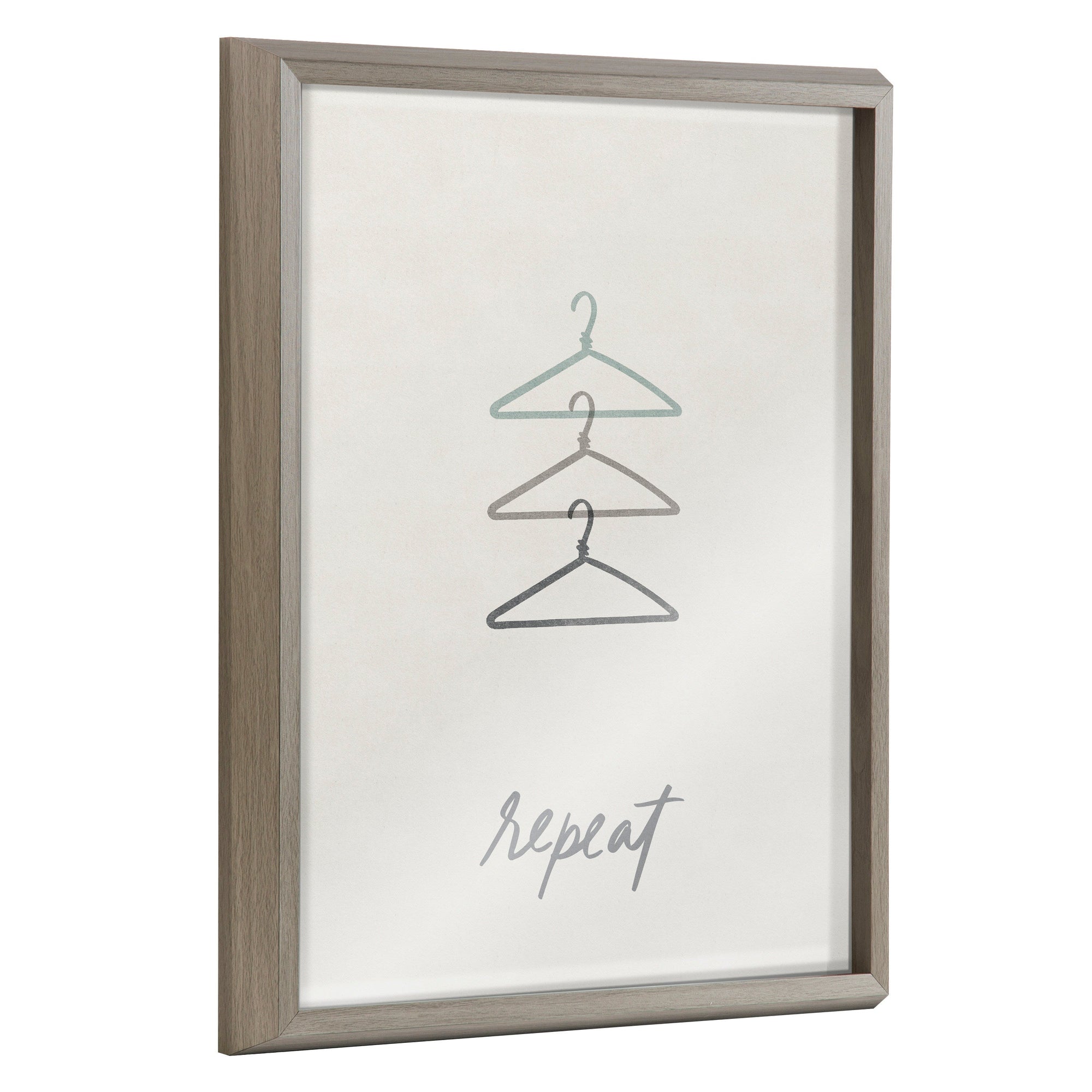 Blake Repeat Framed Printed Glass by Elizabeth Silver by kateandlaurel - main product image for Resin Society