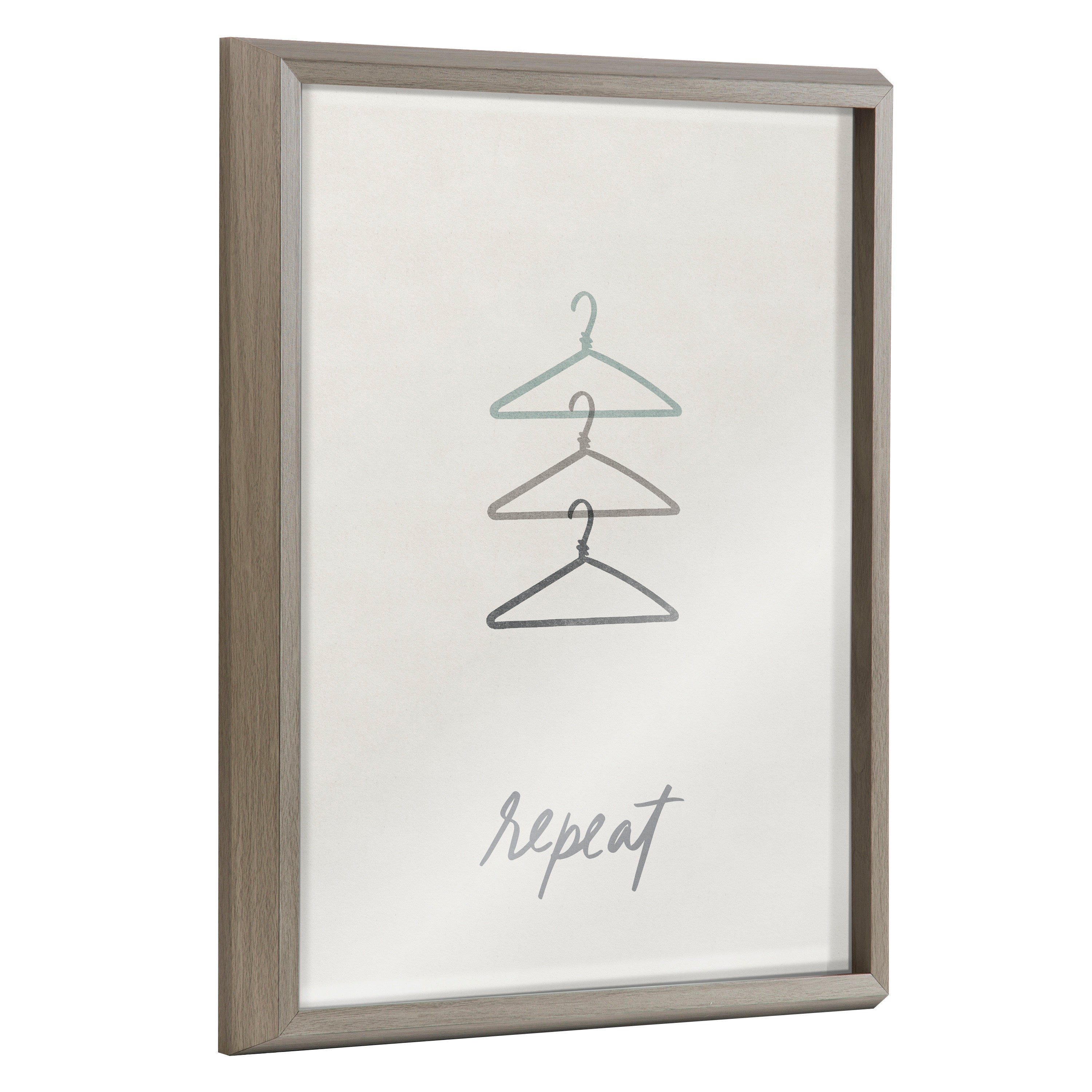 Blake Repeat Framed Printed Glass by Elizabeth Silver by kateandlaurel - main product image for Resin Society