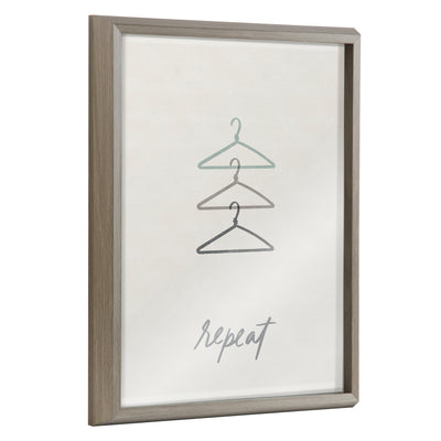 Blake Repeat Framed Printed Glass by Elizabeth Silver by kateandlaurel - main product image for Resin Society