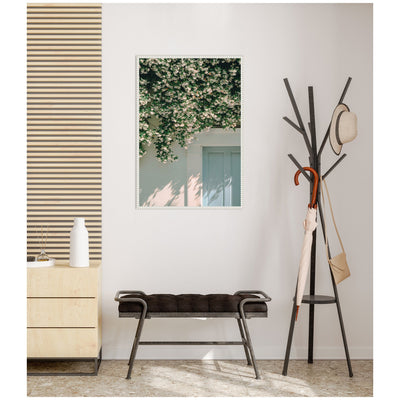 Trad Street Jasmine by Alicia Bock Framed Canvas Wall Art Print