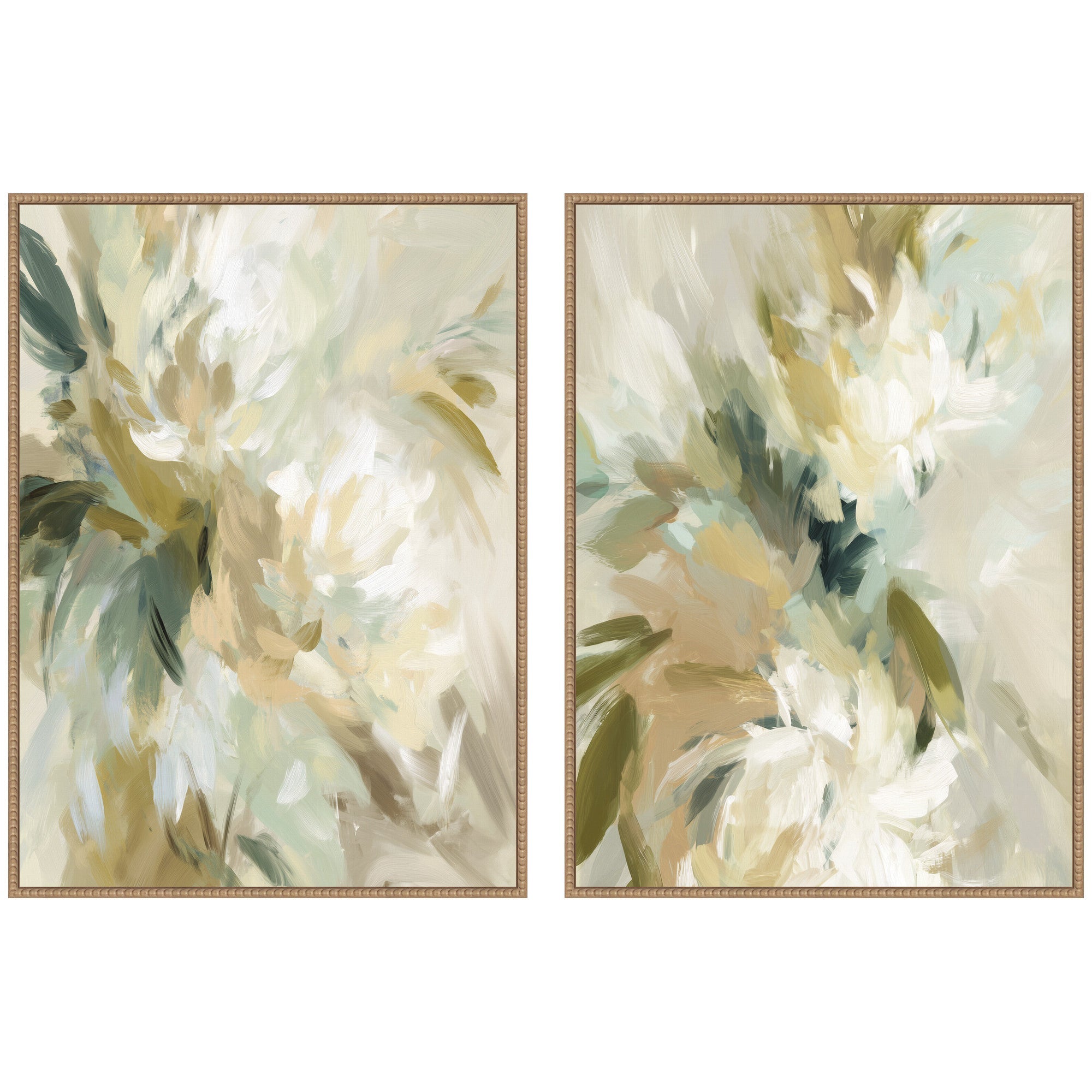 Garden No.
1 & No.
2 2 Piece Framed Canvas Wall Art Set by Amy Lighthall
