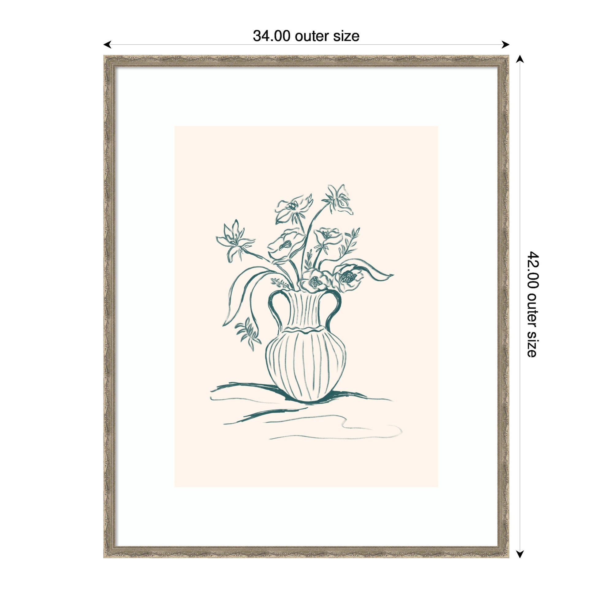 Framed Art Garden Floral by Kate Aurelia Holloway