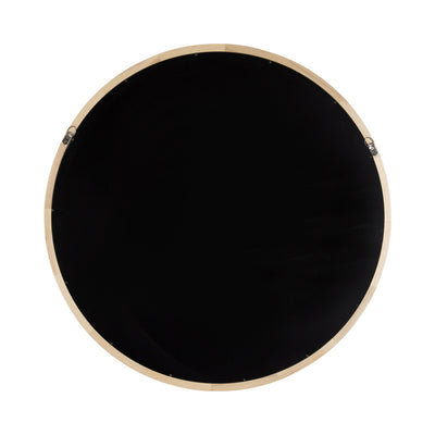 Hatherleigh Round Wood Wall Mirror