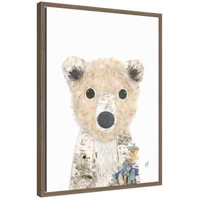Polar Bear by Madeline Jeppesen Framed Canvas Wall Art Print