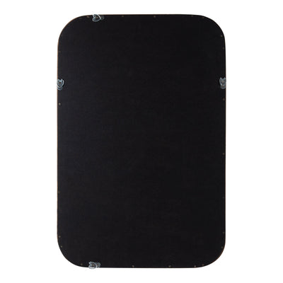 Hutton Wood Framed Radius Rectangle Mirror