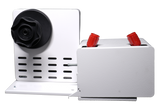 White automatic welding wire feeder TS1-5 with a large black dial on the left and two red adjustment knobs on top of the right section.