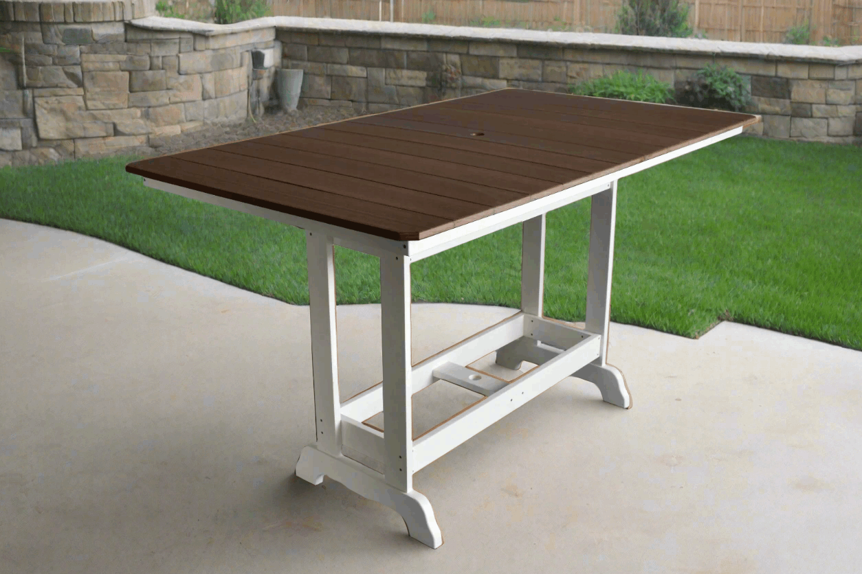 6' Rectangular Table - In Dining, Counter & Bar Height by Dutch Country Patio, LLC - product image 3 for Resin Society