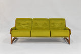 Sofa – Chronicle Cypress with Choice Hardwood Arms (Walnut Stain) by Enrico Bartolini - product image 2 for Resin Society