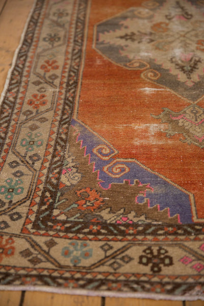 3.5x11 Vintage Distressed Oushak Rug Runner by Old New House® - product image 7 for Resin Society