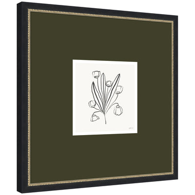 Floral Bouquet by Gabrielly Guedes Framed Wall Art Print
